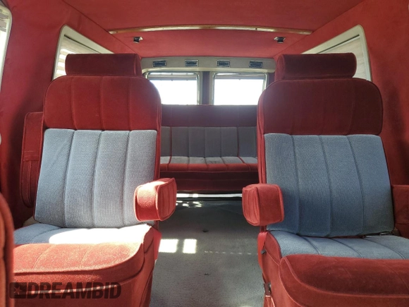 1991 Ford Econoline Cargo with VIN 1FDES14H2MHA04477, listed as a Copart auction lot 47429575 with 63,054 mi miles and Salvage Title. Bid and sale history available at DreamBid. Image 10.