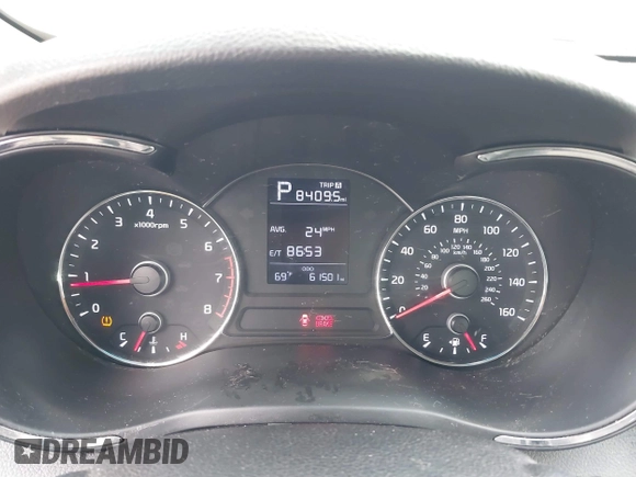 2017 Kia Forte LX with VIN 3KPFK4A74HE160960, listed as a IAAI auction lot 41894868 with 61,501 mi miles. Bid and sale history available at carsss.com. Image 7.