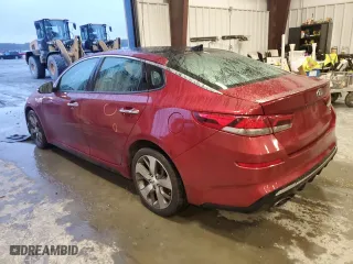 2019 Kia Optima S with VIN 5XXGT4L39KG372182, listed as a Copart auction lot 44766205 with 136,507 mi miles and Salvage Title. Bid and sale history available at carsss.com. Image 2.