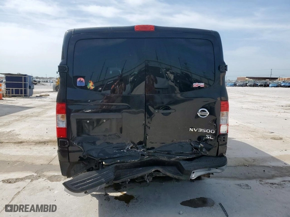 2017 Nissan NV Passenger SL with VIN 5BZAF0AA5HN850974, listed as a Copart auction lot 52101385 with 129,011 mi miles and Salvage Title. Bid and sale history available at carsss.com. Image 6.