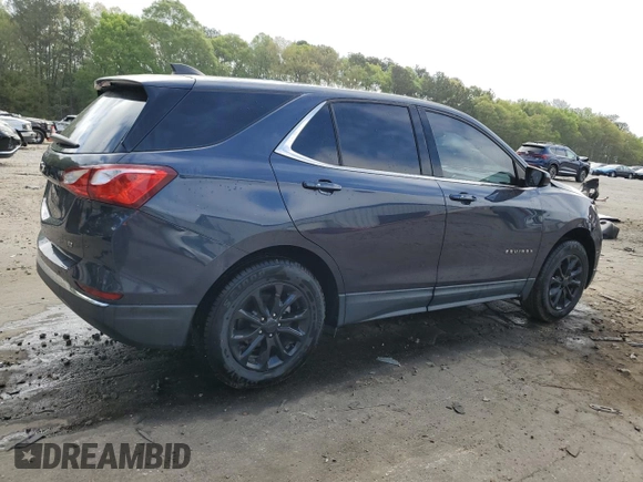 2019 Chevrolet Equinox LT with VIN 3GNAXKEV6KL246869, listed as a Copart auction lot 51476835 with 55,674 mi miles and Salvage Title. Bid and sale history available at DreamBid. Image 3.