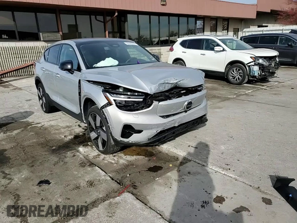 2023 Volvo C40 Recharge Pure Electric Ultimate with VIN YV4ED3GM7P2040835, listed as a Copart auction lot 80386994 with 16,903 mi miles and Salvage Title. Bid and sale history available at carsss.com. Image 12.