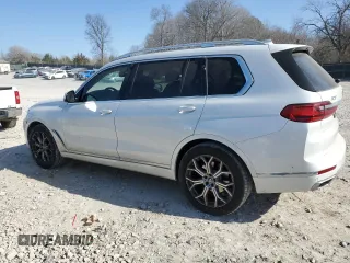 2022 BMW X7 xDrive40i with VIN 5UXCW2C05N9K20349, listed as a Copart auction lot 48778145 with 53,626 mi miles and Salvage Title. Bid and sale history available at carsss.com. Image 2.
