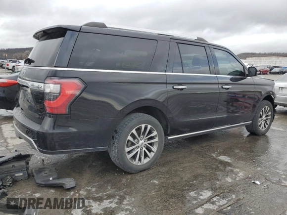 2018 Ford Expedition Max Limited with VIN 1FMJK2AT0JEA24222, listed as a Copart auction lot 47488805 with 126,627 mi miles and Salvage title. Bid and sale history available at DreamBid. Image 3.