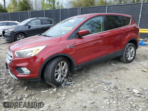 2017 Ford Escape SE with VIN 1FMCU0GD4HUA10282, listed as a Copart auction lot 53872825 with 102,832 mi miles and Salvage Title. Bid and sale history available at DreamBid. Image 1.