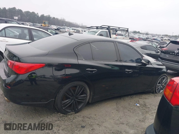 2015 Infiniti Q50 with VIN JN1BV7AP1FM347436, listed as a IAAI auction lot 41405852 with 126,940 mi miles and . Bid and sale history available at DreamBid. Image 13.