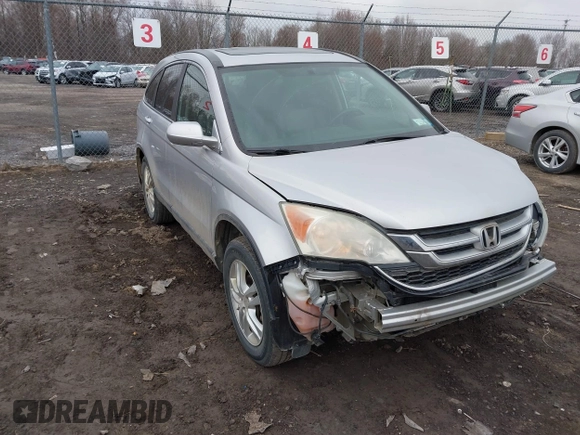 2011 Honda CR-V EX-L with VIN 5J6RE4H72BL019517, listed as a IAAI auction lot 41864137 with 161,532 mi miles. Bid and sale history available at carsss.com. Image 1.