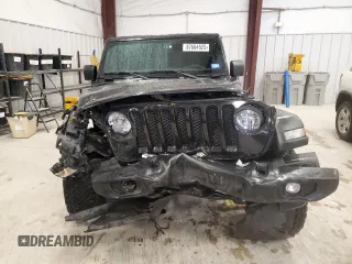 2022 Jeep Wrangler Unlimited Sport with VIN 1C4HJXDG4NW206622, listed as a Copart auction lot 87664525 with 62,240 mi miles and Salvage Title. Bid and sale history available at DreamBid. Image 5.