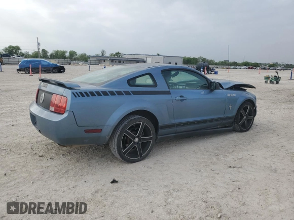 2006 Ford Mustang Standard with VIN 1ZVFT80N965176422, listed as a Copart auction lot 51189135 with 174,053 mi miles and Salvage Title. Bid and sale history available at carsss.com. Image 3.