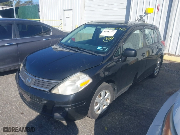 2009 Nissan Versa 1.8 S with VIN 3N1BC13E79L413789, listed as a IAAI auction lot 41887703 with 80,474 mi miles. Bid and sale history available at carsss.com. Image 2.