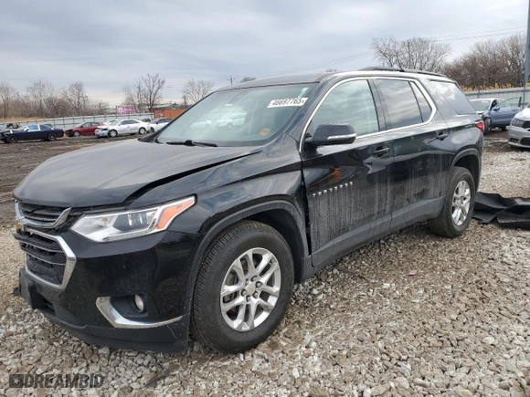 2020 Chevrolet Traverse LT Cloth with VIN 1GNEVGKWXLJ172205, listed as a Copart auction lot 46697765 with 78,940 mi miles and Salvage Title. Bid and sale history available at carsss.com. Image 1.