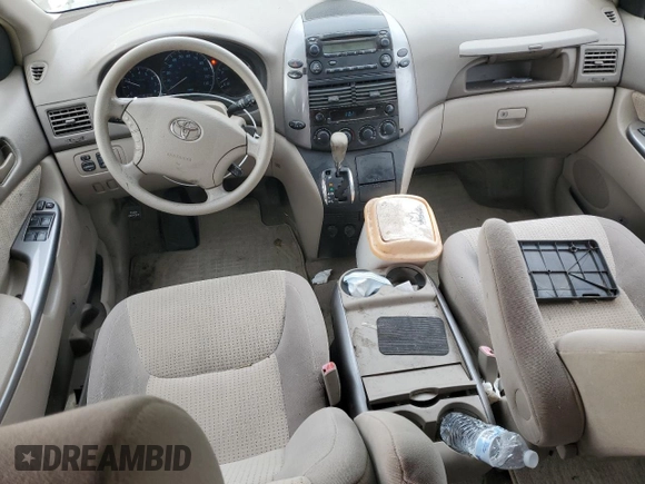 2006 Toyota Sienna CE with VIN 5TDZA23C96S563804, listed as a Copart auction lot 54916745 with 191,218 mi miles and Clean Title. Bid and sale history available at DreamBid. Image 8.