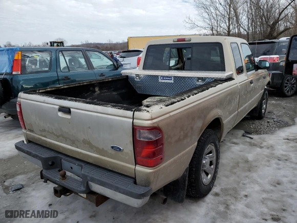 2002 Ford Ranger XL with VIN 1FTYR14U32TA27206, listed as a Copart auction lot 88643695 with 154,521 mi miles and Salvage Title. Bid and sale history available at carsss.com. Image 3.