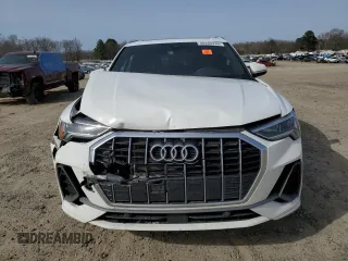 2023 Audi Q3 S line Premium with VIN WA1DECF38P1040315, listed as a Copart auction lot 48264235 with 53,683 mi miles and Salvage title. Bid and sale history available at DreamBid. Image 5.