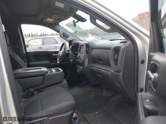 2021 Chevrolet Silverado 1500 Custom with VIN 3GCPYBEK2MG211442, listed as a IAAI auction lot 40985594 with 78,523 mi miles. Bid and sale history available at carsss.com. Image 5.