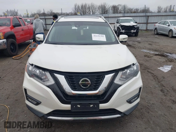 2019 Nissan Rogue SV with VIN JN8AT2MT4KW263267, listed as a IAAI auction lot 41155792 with 106,668 mi miles. Bid and sale history available at carsss.com. Image 11.