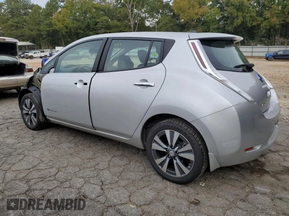 2015 Nissan LEAF SV with VIN 1N4AZ0CP3FC318436, listed as a Copart auction lot 70855893 with 65,101 mi miles. Bid and sale history available at carsss.com. Image 2.