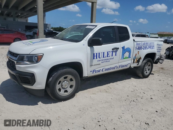 2022 Chevrolet Colorado 2WD Work Truck with VIN 1GCHSBEA1N1122376, listed as a Copart auction lot 54162385 with 64,330 mi miles and Non repairable. Bid and sale history available at DreamBid. Image 1.
