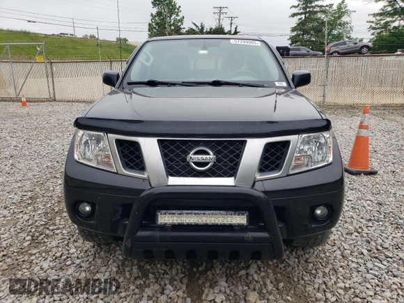 2020 Nissan Frontier SV with VIN 1N6ED0EB0LN725638, listed as a Copart auction lot 57299005 with 44,193 mi miles and Salvage title. Bid and sale history available at DreamBid. Image 5.