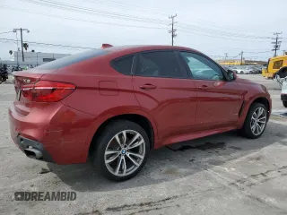 2017 BMW X6 xDrive50i with VIN 5UXKU6C53H0S99548, listed as a Copart auction lot 46370795 with 89,800 mi miles and Clean Title. Bid and sale history available at carsss.com. Image 3.