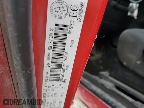 2012 Jeep Wrangler Rubicon with VIN 1C4BJWCG8CL202637, listed as a Copart auction lot 49145935 with 113,520 mi miles and Salvage Title. Bid and sale history available at DreamBid. Image 13.