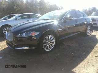 2013 Jaguar XF I4 RWD with VIN SAJWA0ES7DPU05482, listed as a IAAI auction lot 41445294 with 1 mi miles. Bid and sale history available at carsss.com. Image 2.