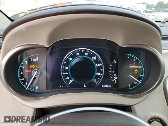 2015 Buick LaCrosse Leather with VIN 1G4GB5G3XFF198822, listed as a Copart auction lot 56388614 with 81,320 mi miles and Salvage Title. Bid and sale history available at carsss.com. Image 9.