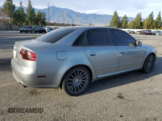 2007 Audi A4 2.0T with VIN WAUBF78E87A113423, listed as a Copart auction lot 43648765 with 114,734 mi miles and Salvage Title. Bid and sale history available at carsss.com. Image 3.
