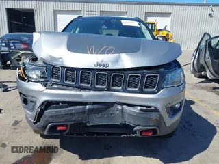 2020 Jeep Compass Trailhawk with VIN 3C4NJDDB1LT202889, listed as a IAAI auction lot 41866115 with 108,227 mi miles and . Bid and sale history available at carsss.com. Image 6.