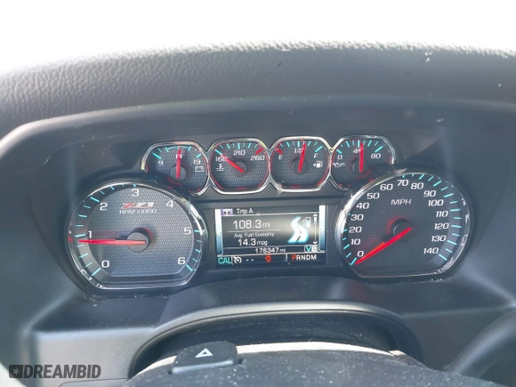 2015 Chevrolet Silverado 1500 LT with VIN 3GCUKREC8FG510992, listed as a IAAI auction lot 41966354 with 176,347 mi miles. Bid and sale history available at carsss.com. Image 7.