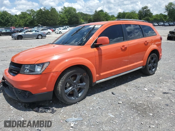 2018 Dodge Journey Crossroad with VIN 3C4PDCGG3JT346734, listed as a Copart auction lot 64382715 with 149,224 mi miles and Salvage title. Bid and sale history available at DreamBid. Image 1.