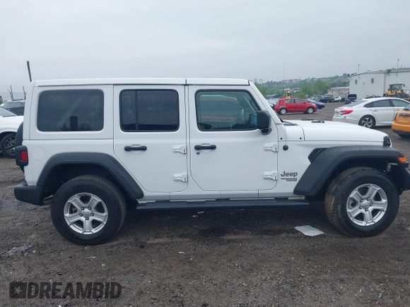 2021 Jeep Wrangler Unlimited Willys with VIN 1C4HJXDG9MW582361, listed as a IAAI auction lot 42243238 with 78,692 mi miles and . Bid and sale history available at DreamBid. Image 13.