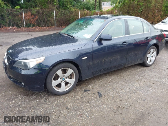 2007 BMW 5 Series 530xi with VIN WBANF735X7CU24974, listed as a IAAI auction lot 42705471 with 79,456 mi miles and . Bid and sale history available at DreamBid. Image 2.