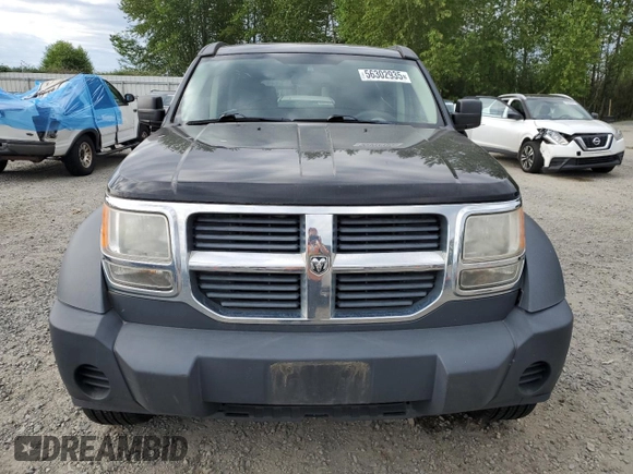 2007 Dodge Nitro SXT with VIN 1D8GU28K77W550017, listed as a Copart auction lot 56302935 with 111,481 mi miles and Clean Title. Bid and sale history available at DreamBid. Image 5.