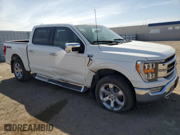 2022 Ford F-150 XL with VIN 1FTFW1E80NFA48714, listed as a Copart auction lot 51224625 with 77,176 mi miles and Salvage Title. Bid and sale history available at carsss.com. Image 4.