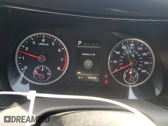 2022 Kia K5 GT-Line with VIN 5XXG64J23NG151120, listed as a Copart auction lot 83760424 with 40,558 mi miles and Salvage Title. Bid and sale history available at carsss.com. Image 9.