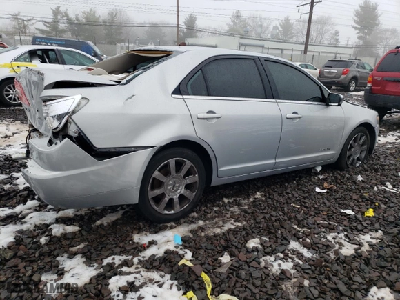 2006 Lincoln Zephyr with VIN 3LNHM26166R639927, listed as a Copart auction lot 39766244 with 122,090 mi miles and Salvage Title. Bid and sale history available at carsss.com. Image 3.