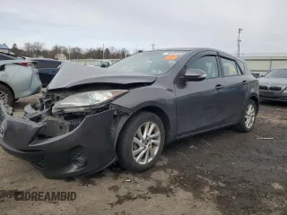 2013 Mazda 3 i Grand Touring with VIN JM1BL1MP6D1724160, listed as a Copart auction lot 46107525 with Not Provided miles and Salvage Title. Bid and sale history available at DreamBid. Image 1.