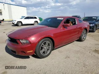 2010 Ford Mustang V6 with VIN 1ZVBP8ANXA5107555, listed as a Copart auction lot 63147195 with 153,170 mi miles and Clean title. Bid and sale history available at DreamBid. Image 1.