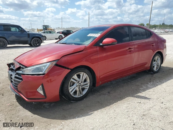 2020 Hyundai Elantra Value Edition with VIN 5NPD84LF1LH514027, listed as a Copart auction lot 53707075 with 70,932 mi miles and Clean Title. Bid and sale history available at carsss.com. Image 1.