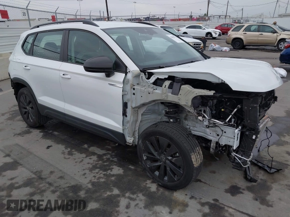 2023 Volkswagen Taos S с VIN 3VVDX7B24PM349742, выставлен на аукционе IAAI как лот 42029712 с пробегом 23 472 миль миль и . История ставок и продаж доступна на DreamBid. Изображение 1.