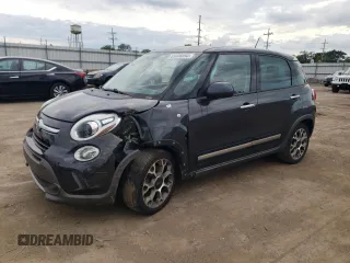 2014 FIAT 500L Trekking with VIN ZFBCFADH5EZ012622, listed as a Copart auction lot 69308994 with 0 mi miles and Salvage Title. Bid and sale history available at carsss.com. Image 1.