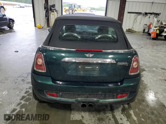 2010 MINI Convertible S with VIN WMWMS3C54ATY51980, listed as a Copart auction lot 56589265 with 147,136 mi miles and Salvage title. Bid and sale history available at DreamBid. Image 6.
