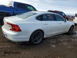 2018 Volvo S90 Inscription with VIN LVYBC0AL0JP024003, listed as a Copart auction lot 46410805 with 103,393 mi miles and Salvage Title. Bid and sale history available at carsss.com. Image 3.