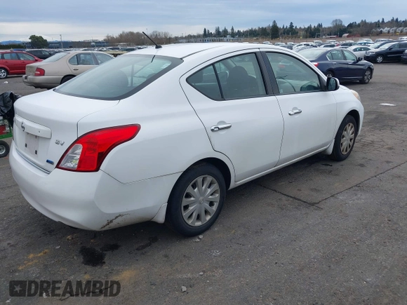 2012 Nissan Versa SL with VIN 3N1CN7AP6CL848932, listed as a IAAI auction lot 41638957 with 145,189 mi miles. Bid and sale history available at carsss.com. Image 4.