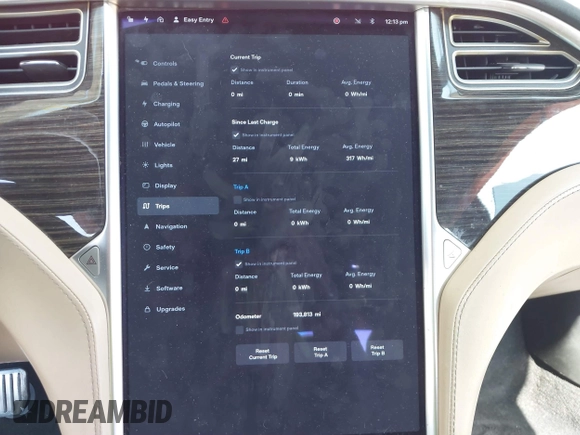2016 Tesla Model S 90D with VIN 5YJSA1E22GF174654, listed as a IAAI auction lot 41700676 with 193,813 mi miles and . Bid and sale history available at DreamBid. Image 7.