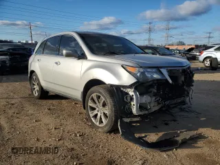 2013 Acura MDX Advance with VIN 2HNYD2H89DH501512, listed as a Copart auction lot 87411424 with 96,494 mi miles and Salvage Title. Bid and sale history available at DreamBid. Image 4.