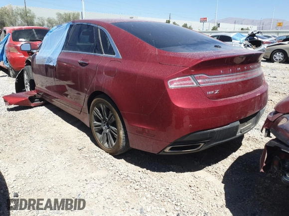 2013 Lincoln MKZ Hybrid with VIN 3LN6L2LU7DR827328, listed as a Copart auction lot 55277825 with Not provided miles and Salvage title. Bid and sale history available at DreamBid. Image 2.