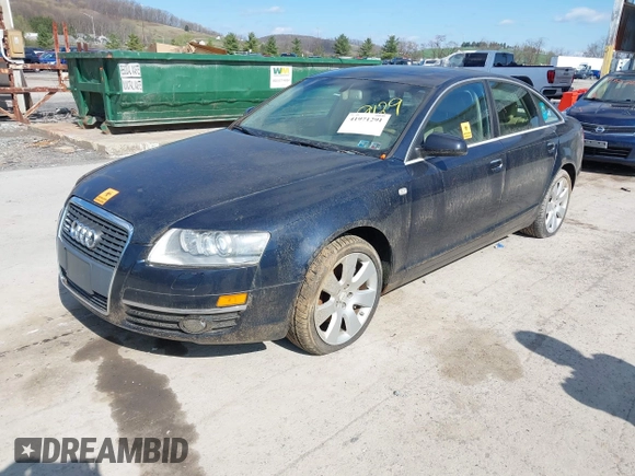2005 Audi A6 with VIN WAUDG74F45N089129, listed as a IAAI auction lot 41971291 with 186,800 mi miles. Bid and sale history available at carsss.com. Image 2.