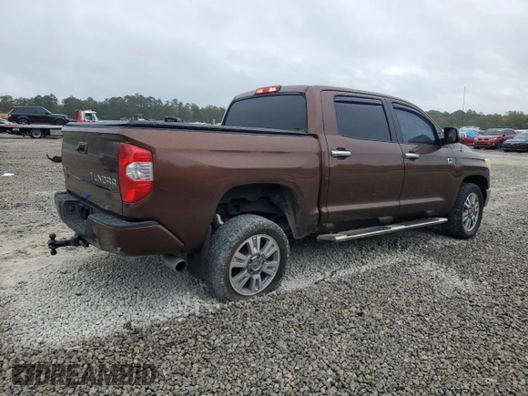 2015 Toyota Tundra 4WD Truck Platinum with VIN 5TFAW5F13FX417113, listed as a Copart auction lot 79666074 with 140,520 mi miles and Salvage Title. Bid and sale history available at carsss.com. Image 3.